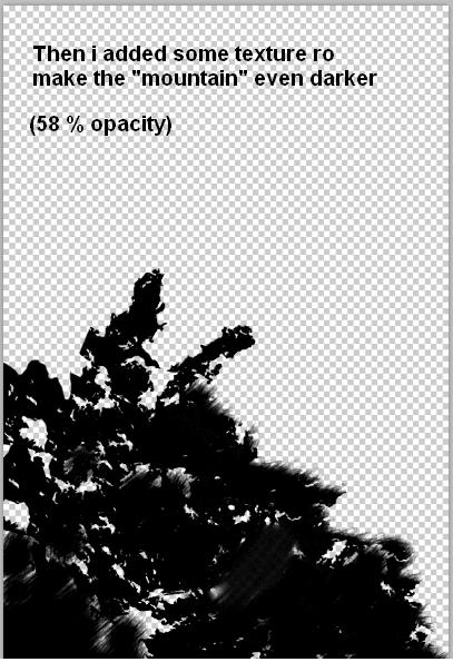 Creation of Mountain of Bats: Step 2